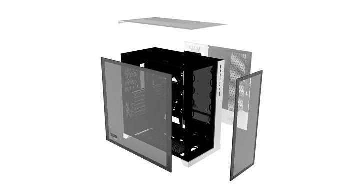 Lian-Li 011-D XL E-ATX Computer Case 3D model