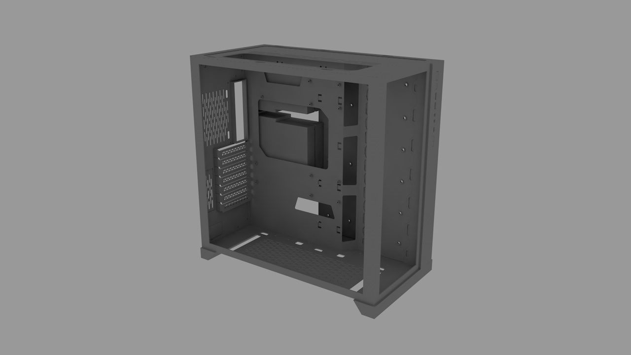 Lian-Li 011-D XL E-ATX Computer Case 3D model_7