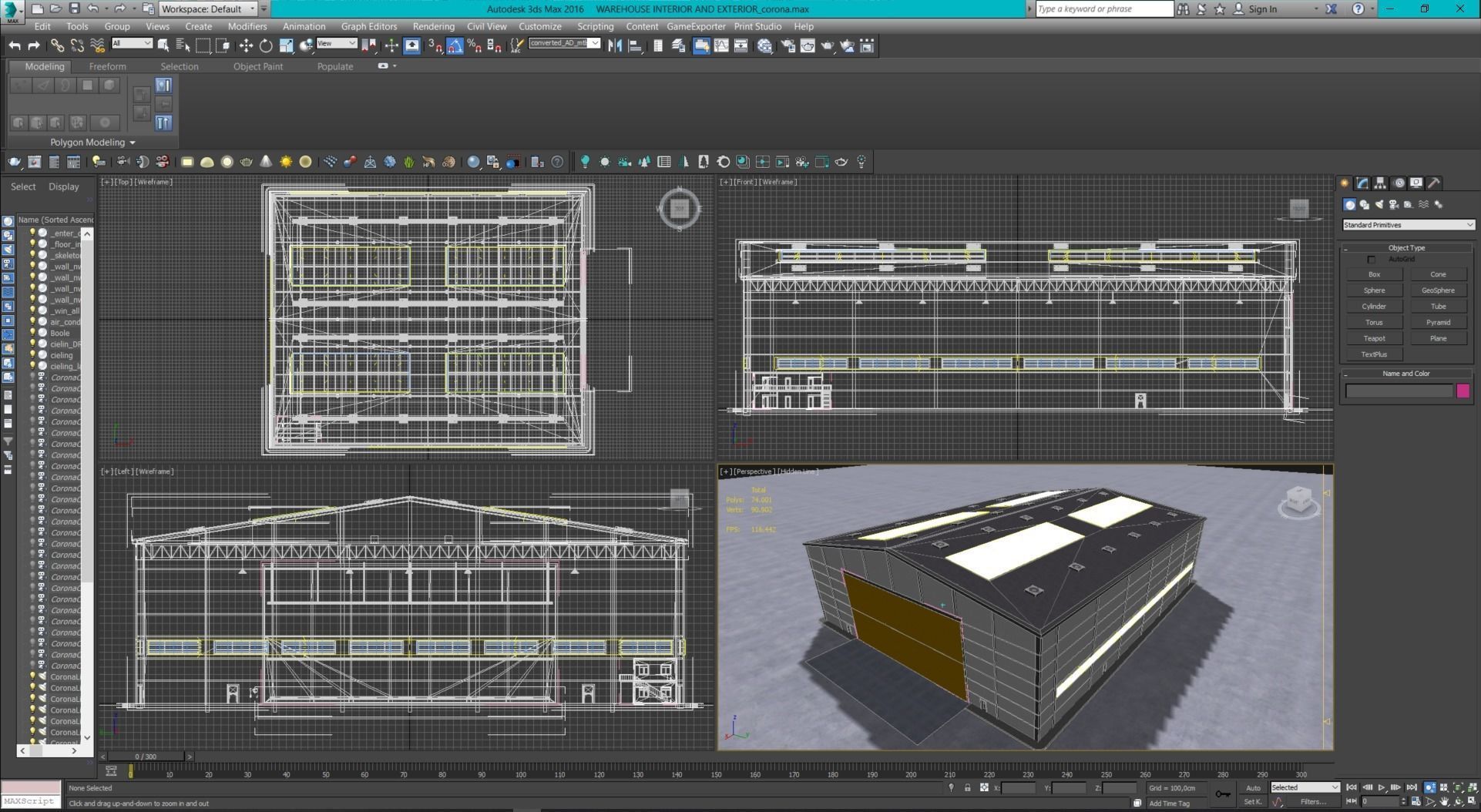 Warehouse 3 top of building 3D model_20
