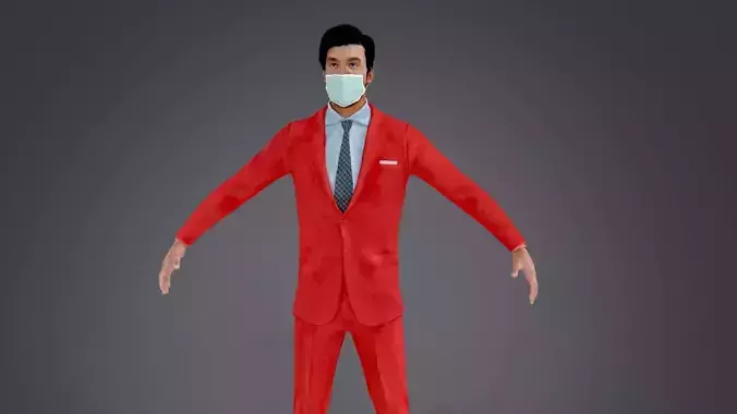 Fur Red Suite American Man