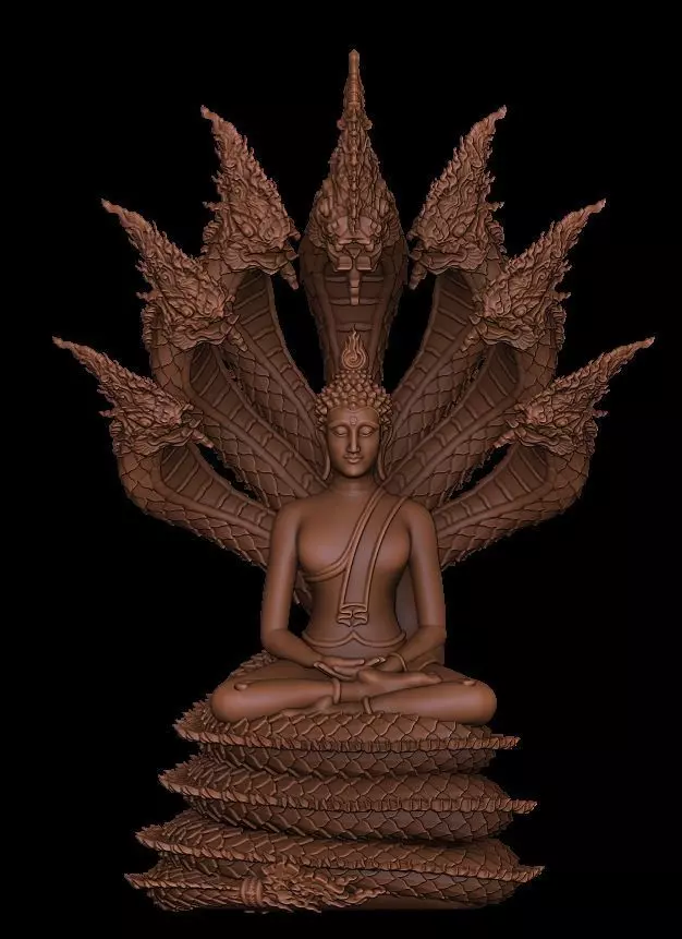 Saturday Monk Buddha Limit 3D print model_0