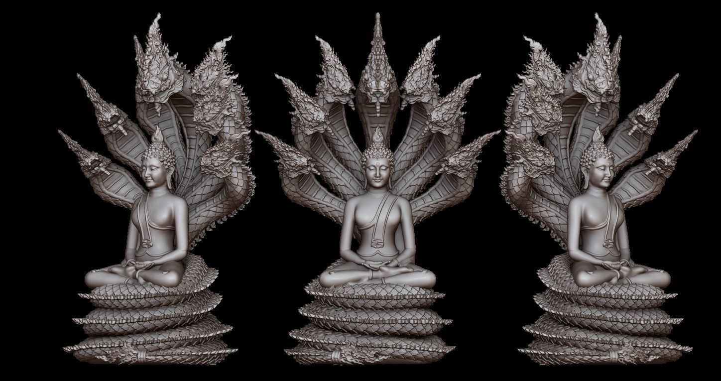 Saturday Monk Buddha Limit 3D print model_1