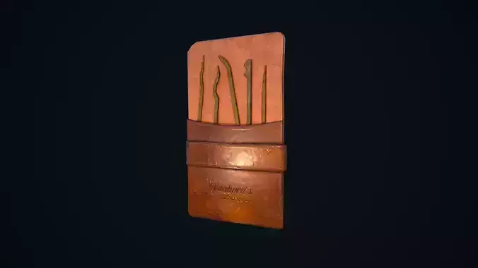 Lock Pick Set Low-poly 3D model