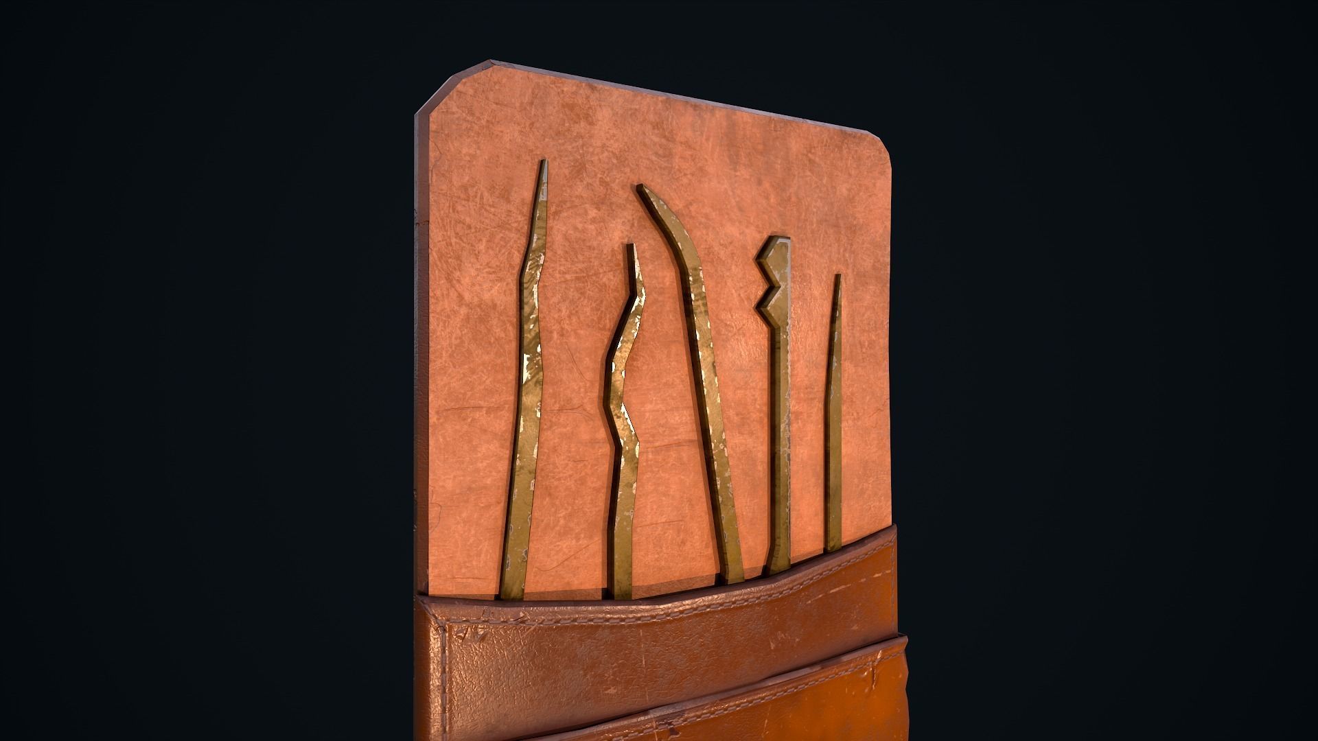 Lock Pick Set Low-poly 3D model_11
