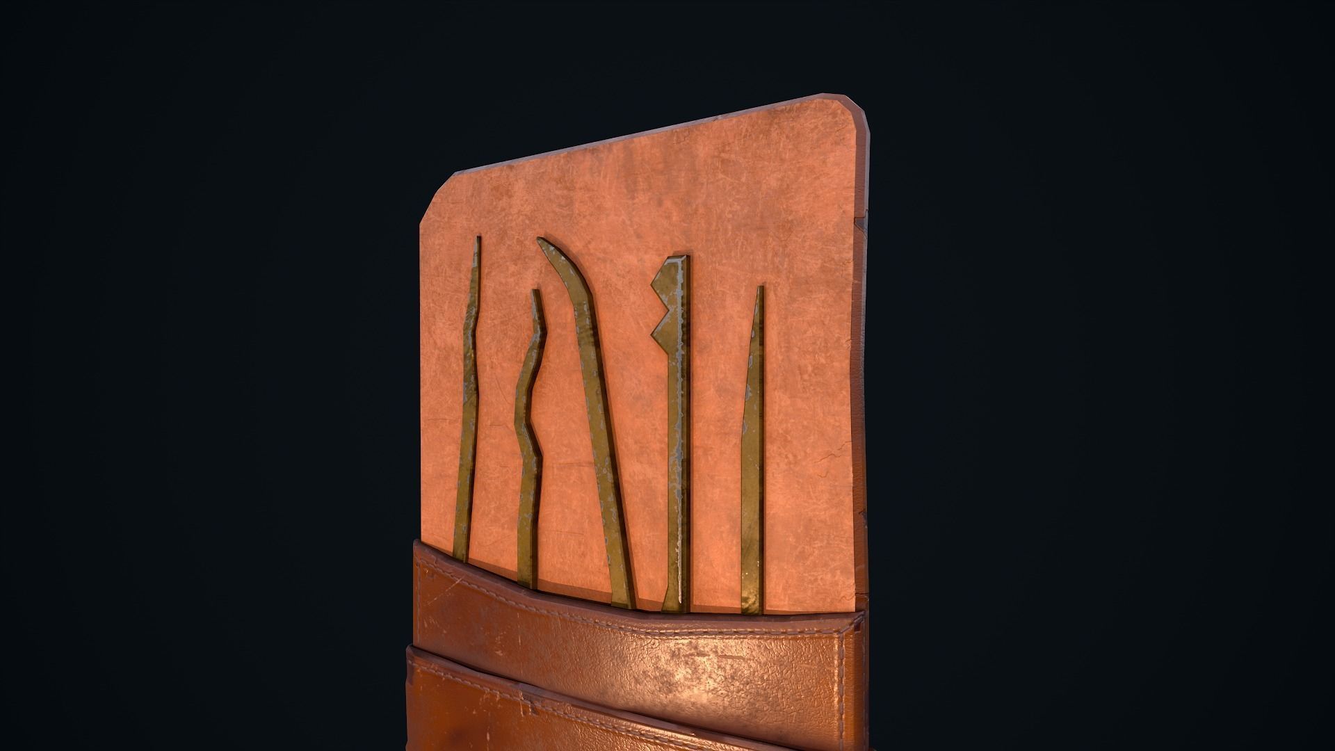 Lock Pick Set Low-poly 3D model_10