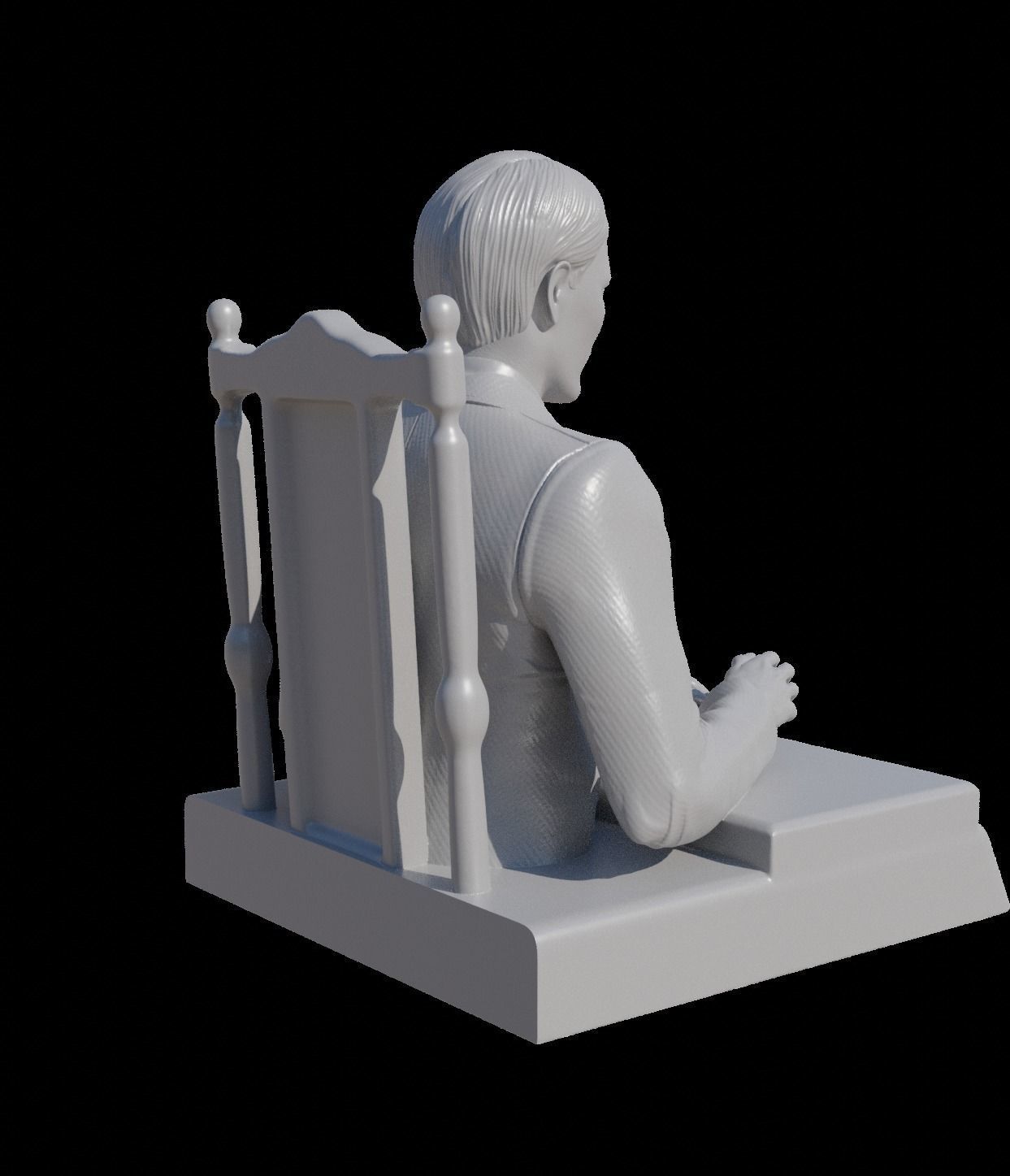 Hannibal Lecter Bust TV Show 3D print model