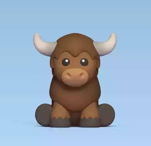Cute Bison
