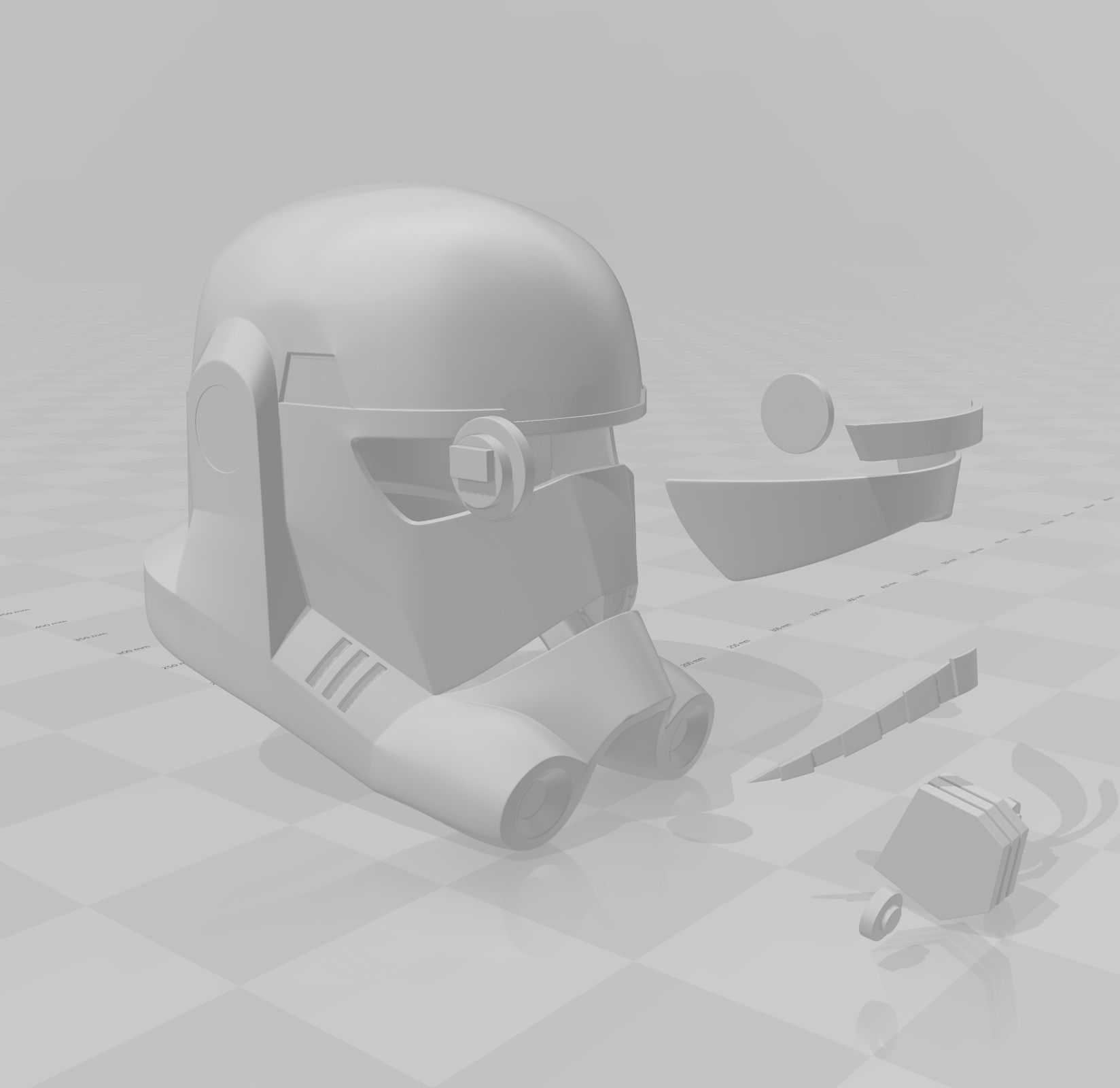 Star Wars The Bad Batch Hunter Helmet Cosplay 3D print model_5