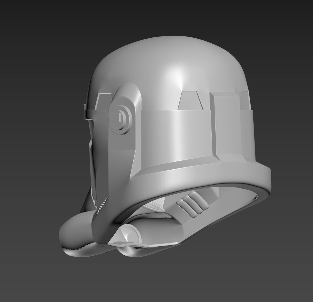 Star Wars The Bad Batch Hunter Helmet Cosplay 3D print model_3