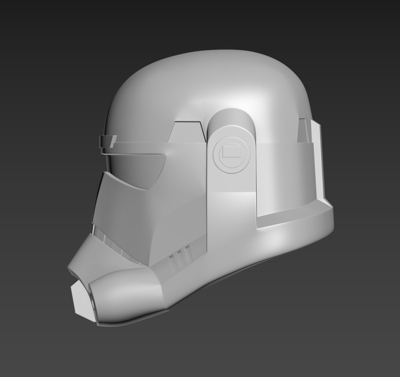 Star Wars The Bad Batch Hunter Helmet Cosplay 3D print model_2