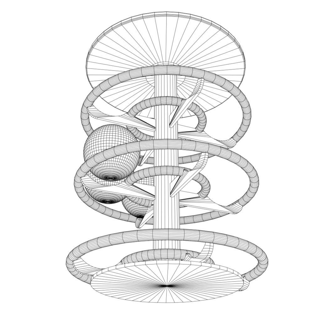 Bowling Table 3D model_4