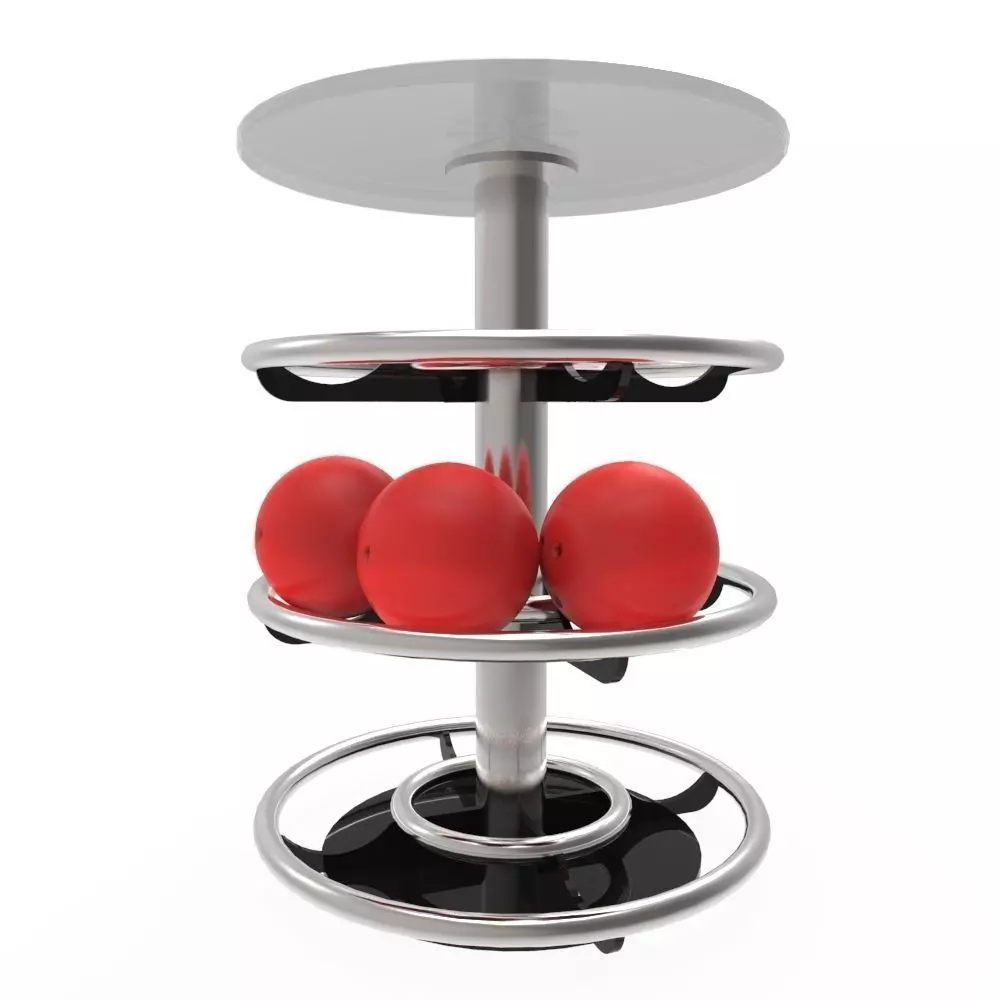 Bowling Table 3D model_0