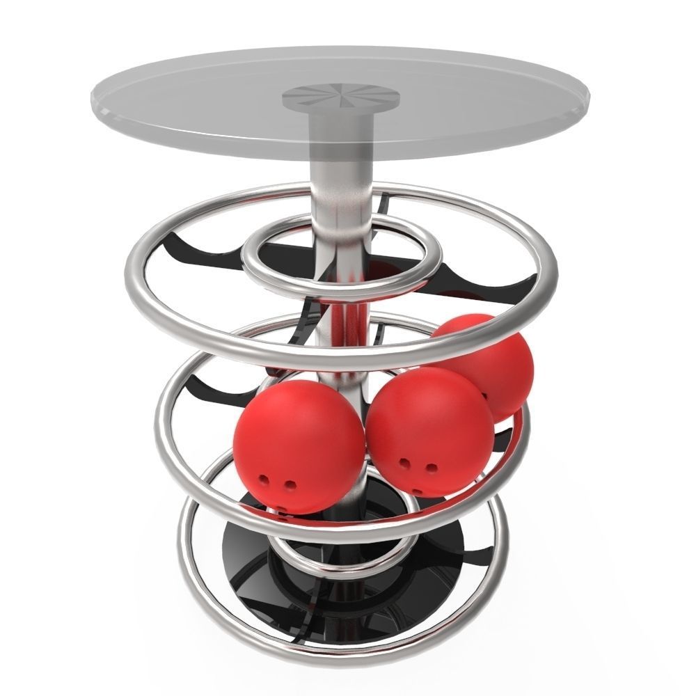 Bowling Table 3D model_1