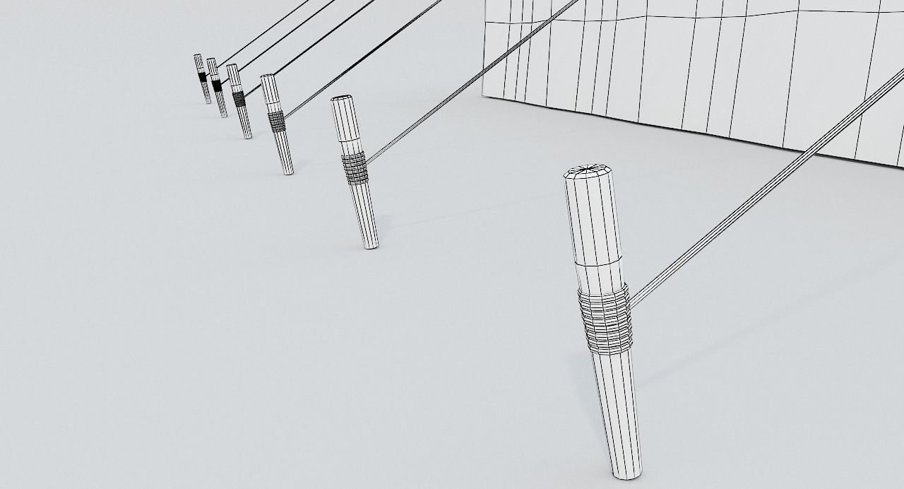 Military Tent PBR - B  Low-poly 3D model_8