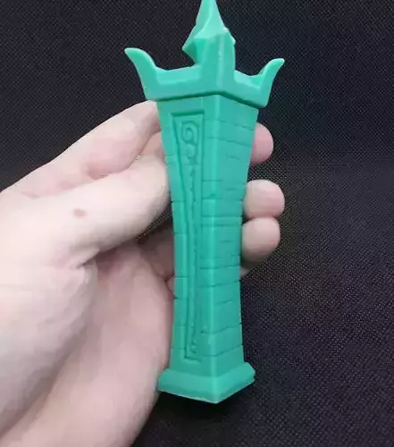 Fantasy stone obelisk 3d print 3D print model