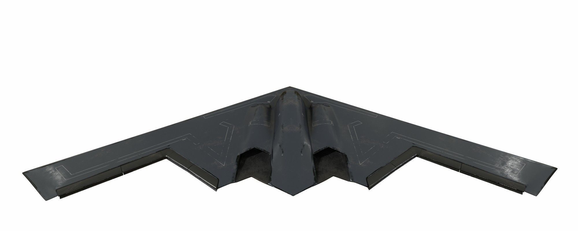 Northrop Grumman B-2 Spirit Low-poly 3D model_5