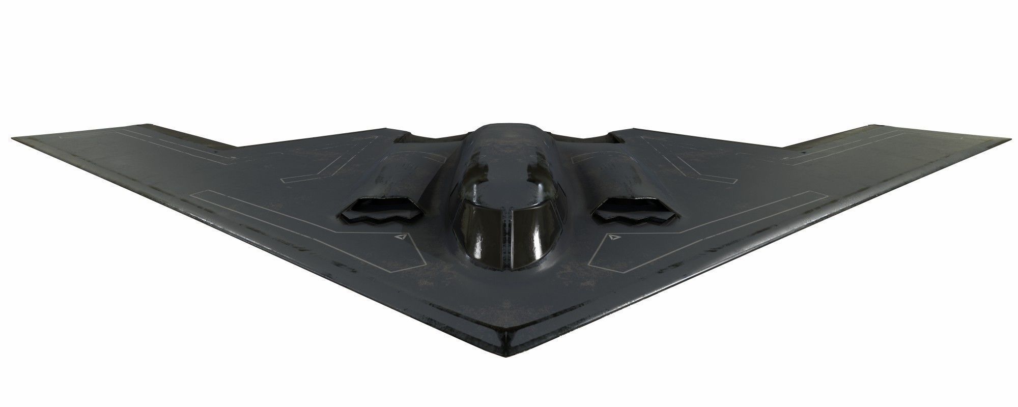 Northrop Grumman B-2 Spirit Low-poly 3D model_4