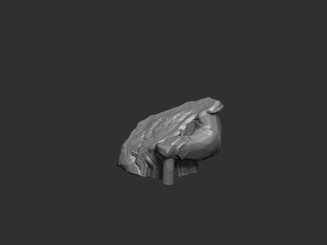 Dwarven Statue Modular  3D print model_11