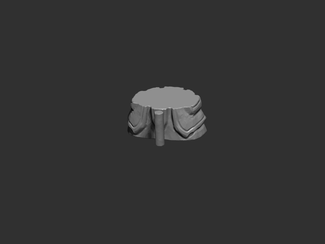 Dwarven Statue Modular  3D print model_6