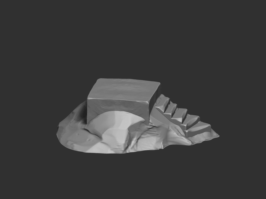Dwarven Statue Modular  3D print model_4