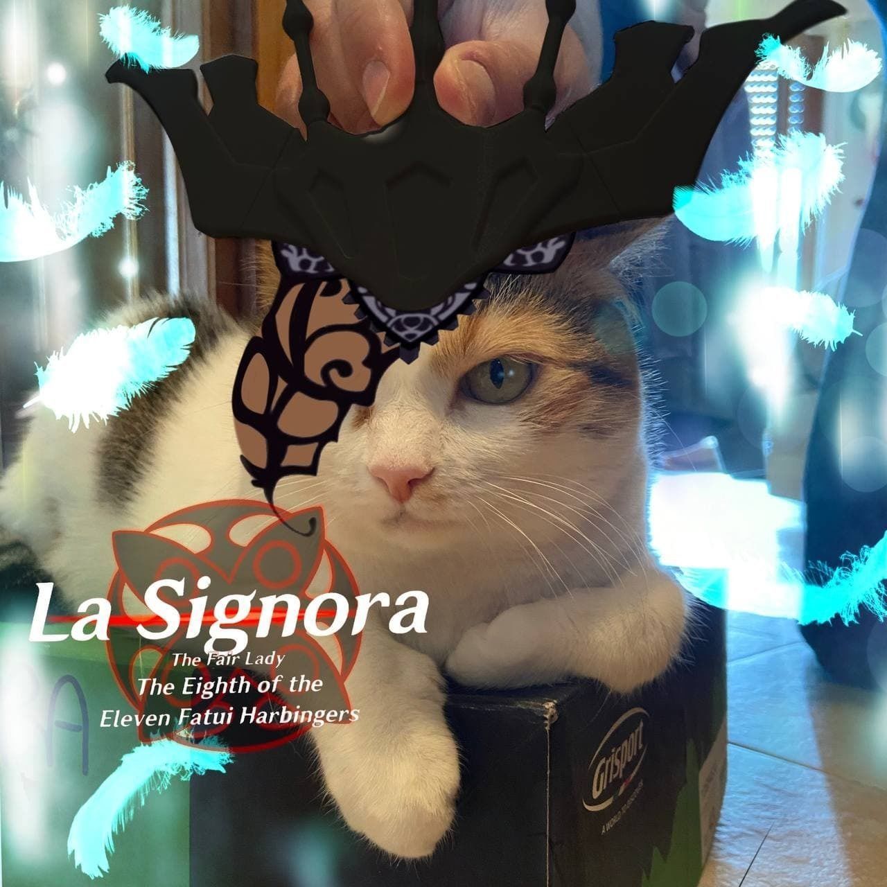 La Signora mask from Genshin Impact 3D print model_6