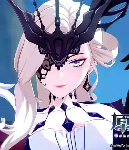 La Signora mask from Genshin Impact 3D print model
