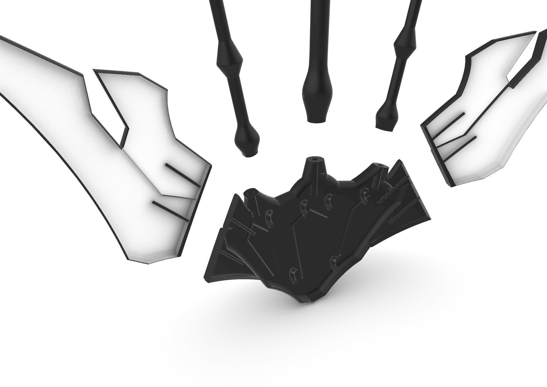 La Signora mask from Genshin Impact 3D print model_3