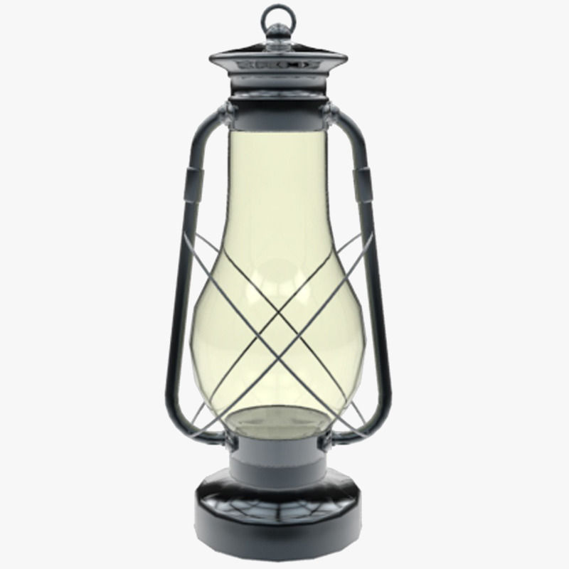 Lights Collection Metal Lantern Low-poly 3D model_26