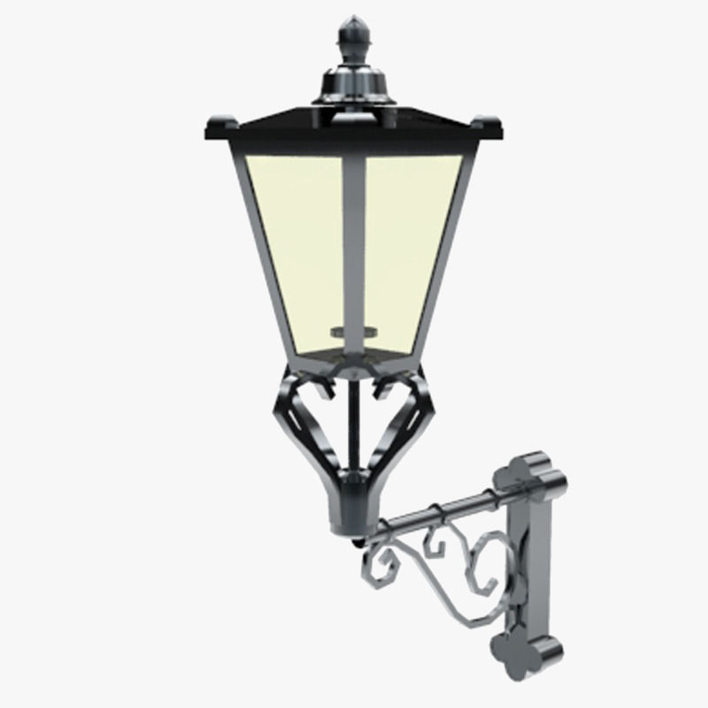 Lights Collection Metal Lantern Low-poly 3D model_31