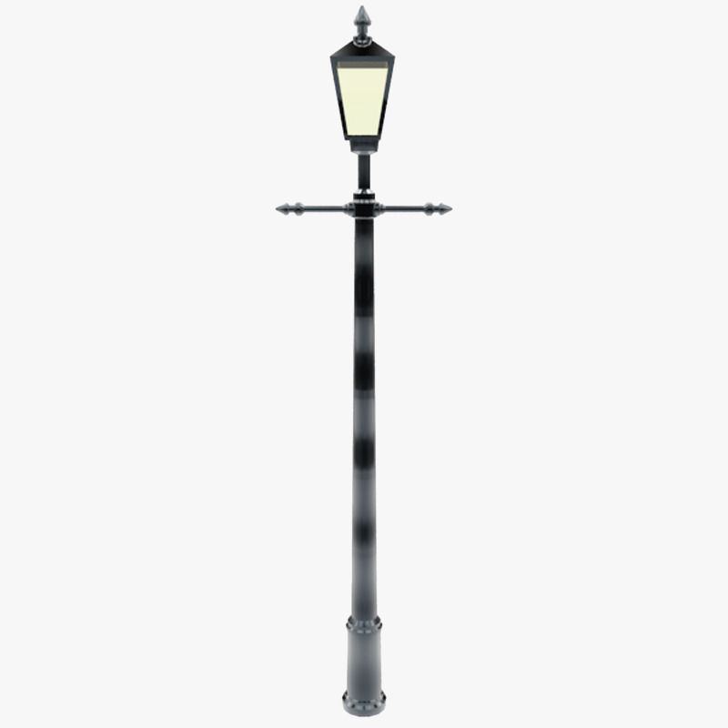 Lights Collection Metal Lantern Low-poly 3D model_58