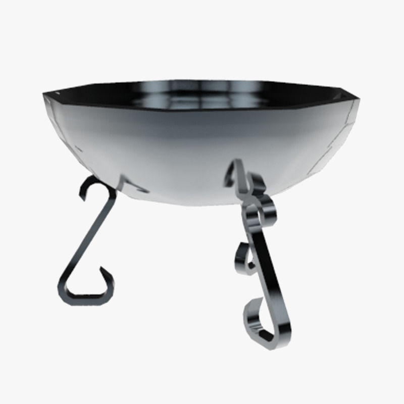 Lights Collection Metal Lantern Low-poly 3D model_12