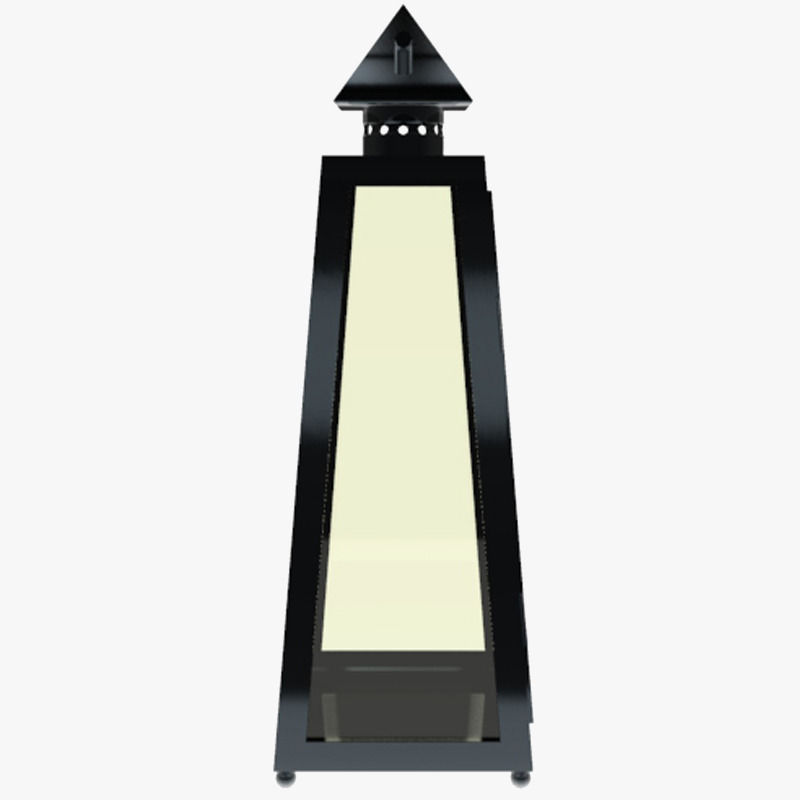 Lights Collection Metal Lantern Low-poly 3D model_27