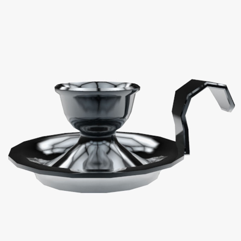 Lights Collection Metal Lantern Low-poly 3D model_7