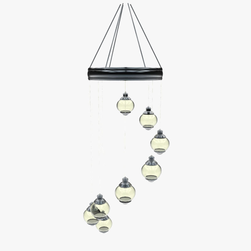Lights Collection Metal Lantern Low-poly 3D model_14