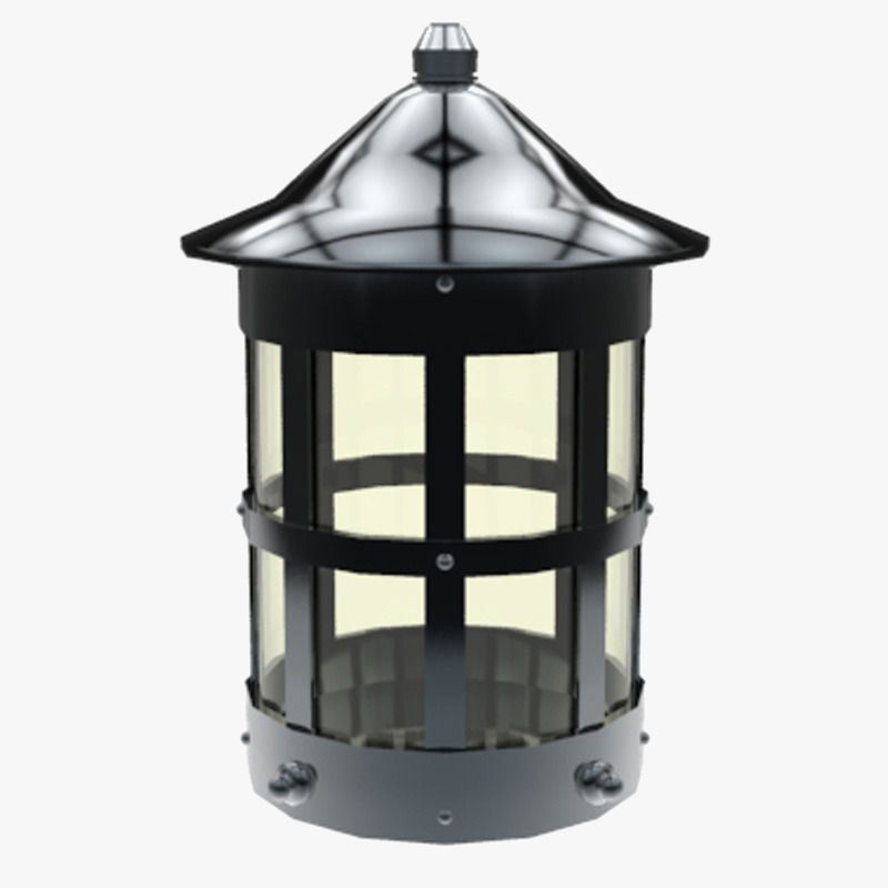 Lights Collection Metal Lantern Low-poly 3D model_20
