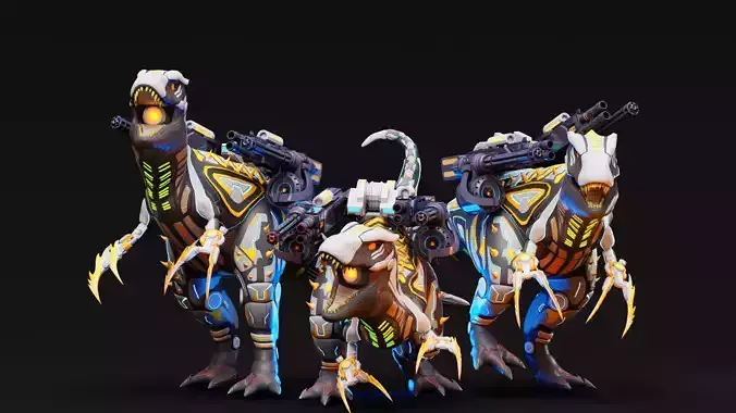 Cybernetic Tyranosaurus