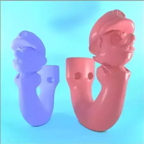MARIO COAT HOOK 3D print model