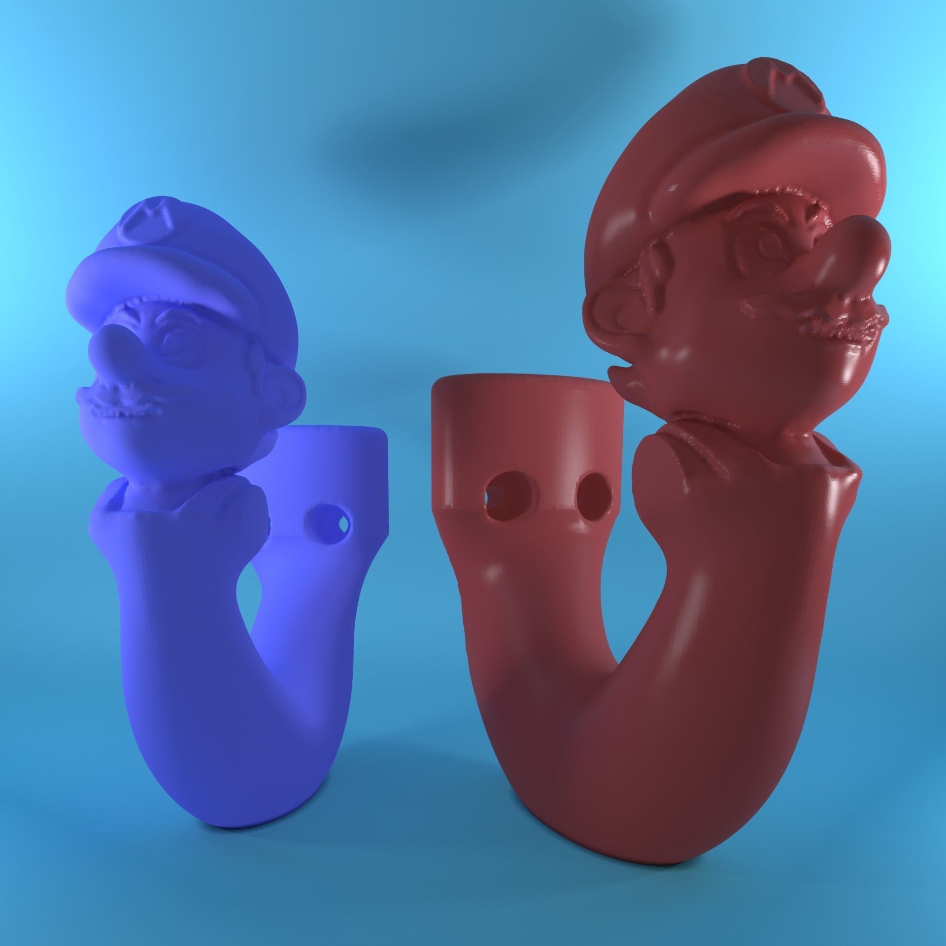 MARIO COAT HOOK 3D print model_1