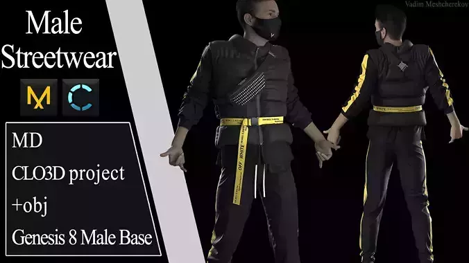 Male Streetwear 4 Marvelouse Designer project