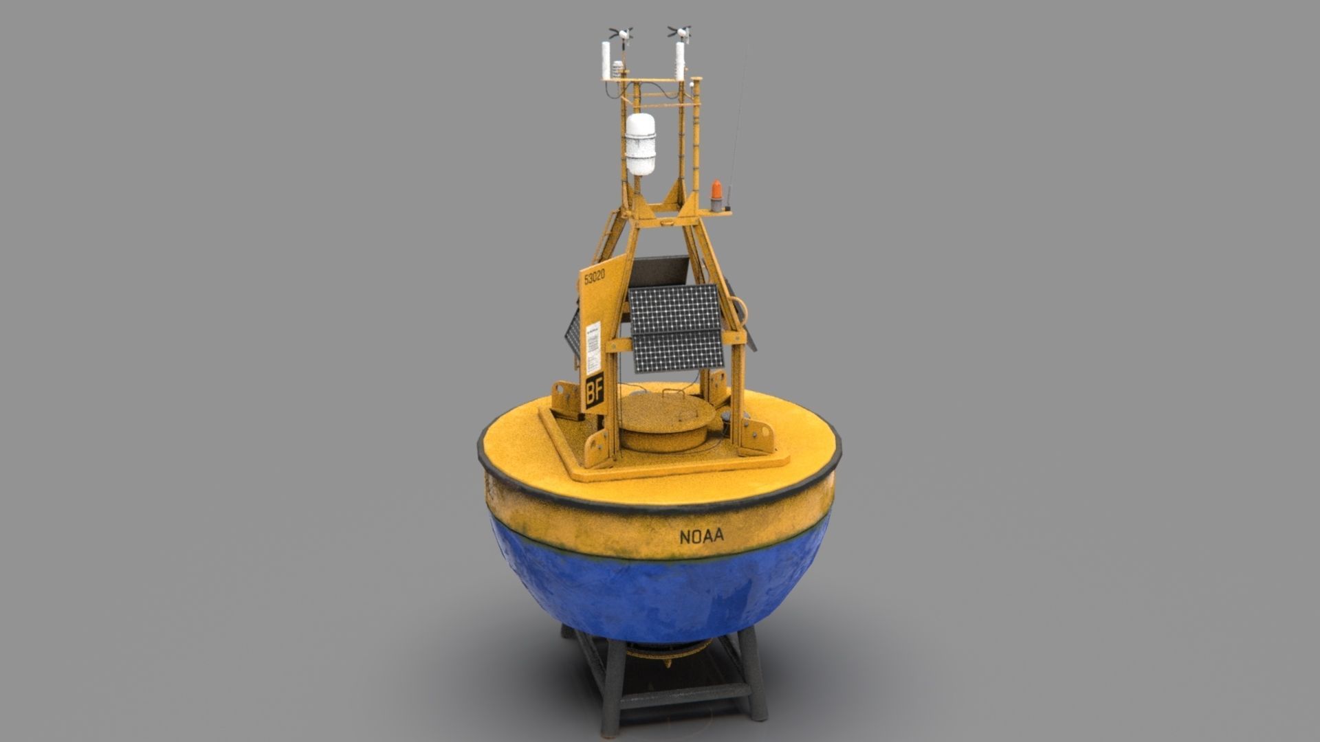 Realistic Buoy bucket 3D model_16