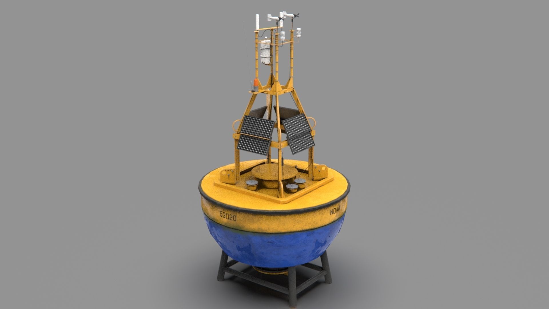 Realistic Buoy bucket 3D model_17