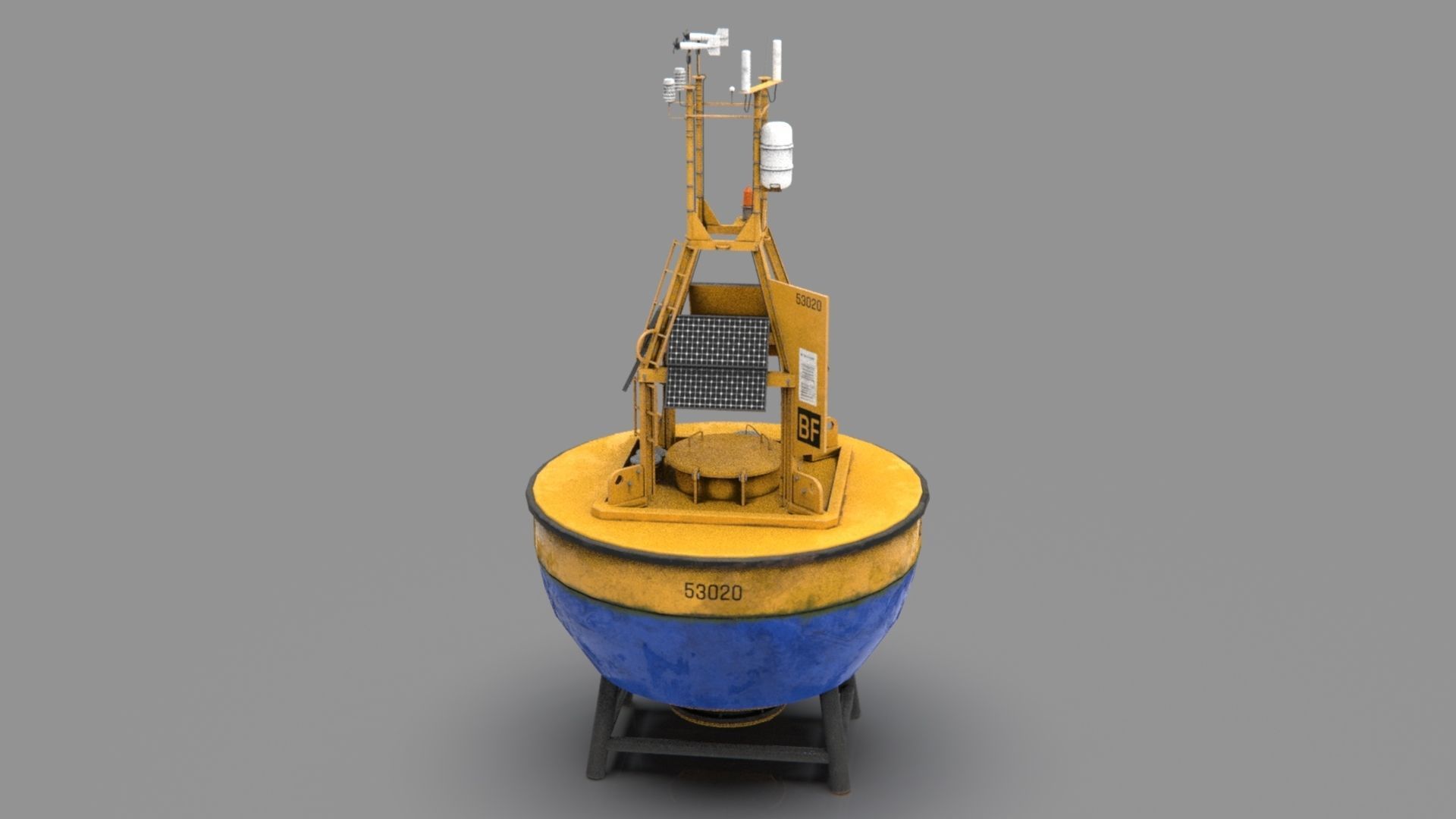 Realistic Buoy bucket 3D model_13