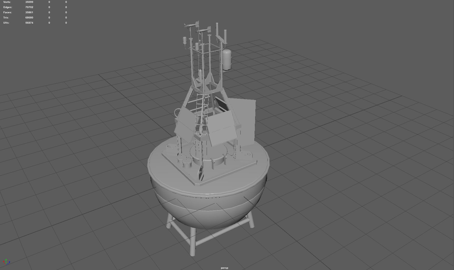 Realistic Buoy bucket 3D model_5