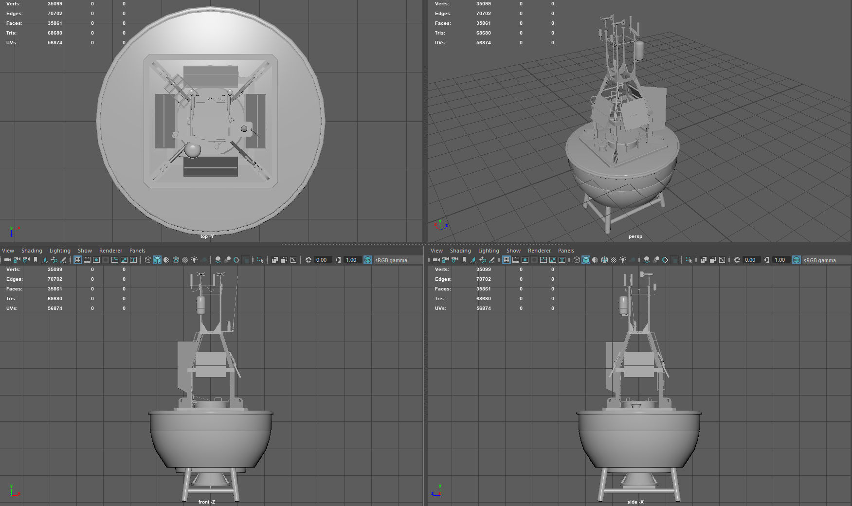 Realistic Buoy bucket 3D model_9