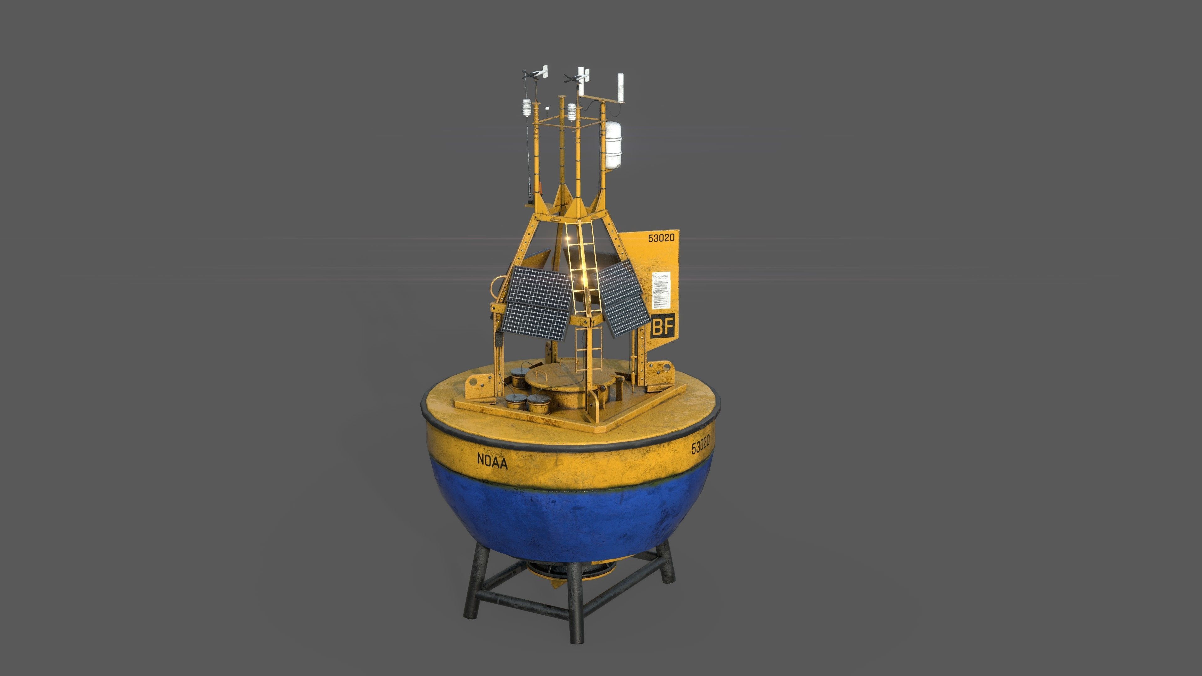 Realistic Buoy bucket 3D model_19