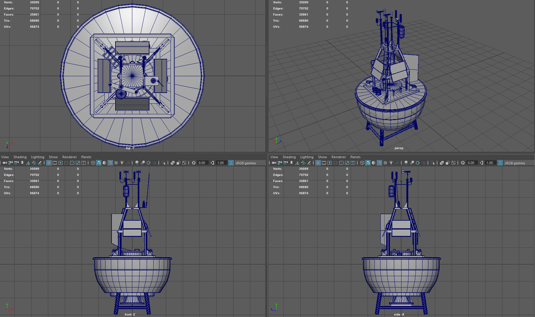 Realistic Buoy bucket 3D model_7