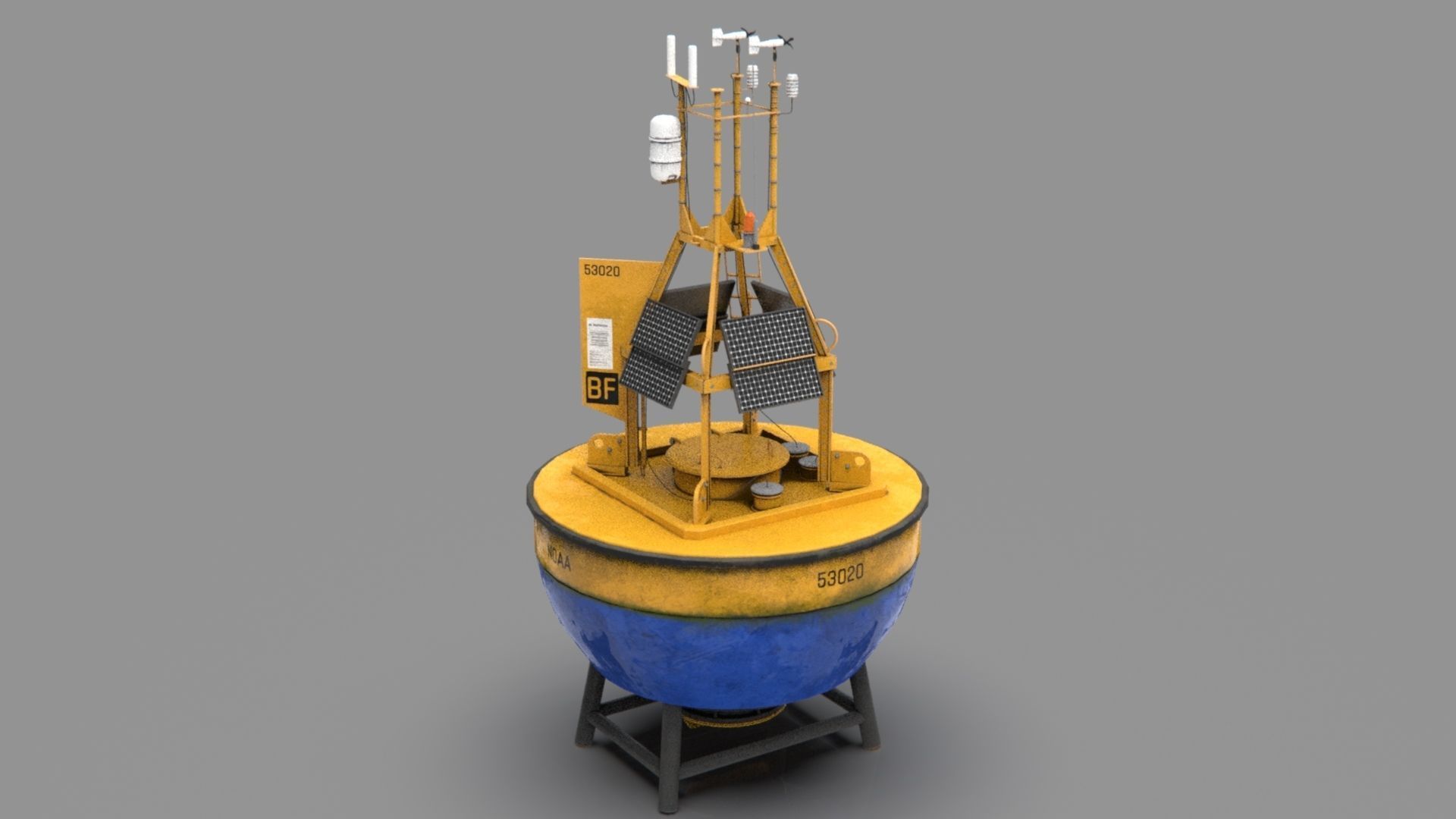 Realistic Buoy bucket 3D model_15