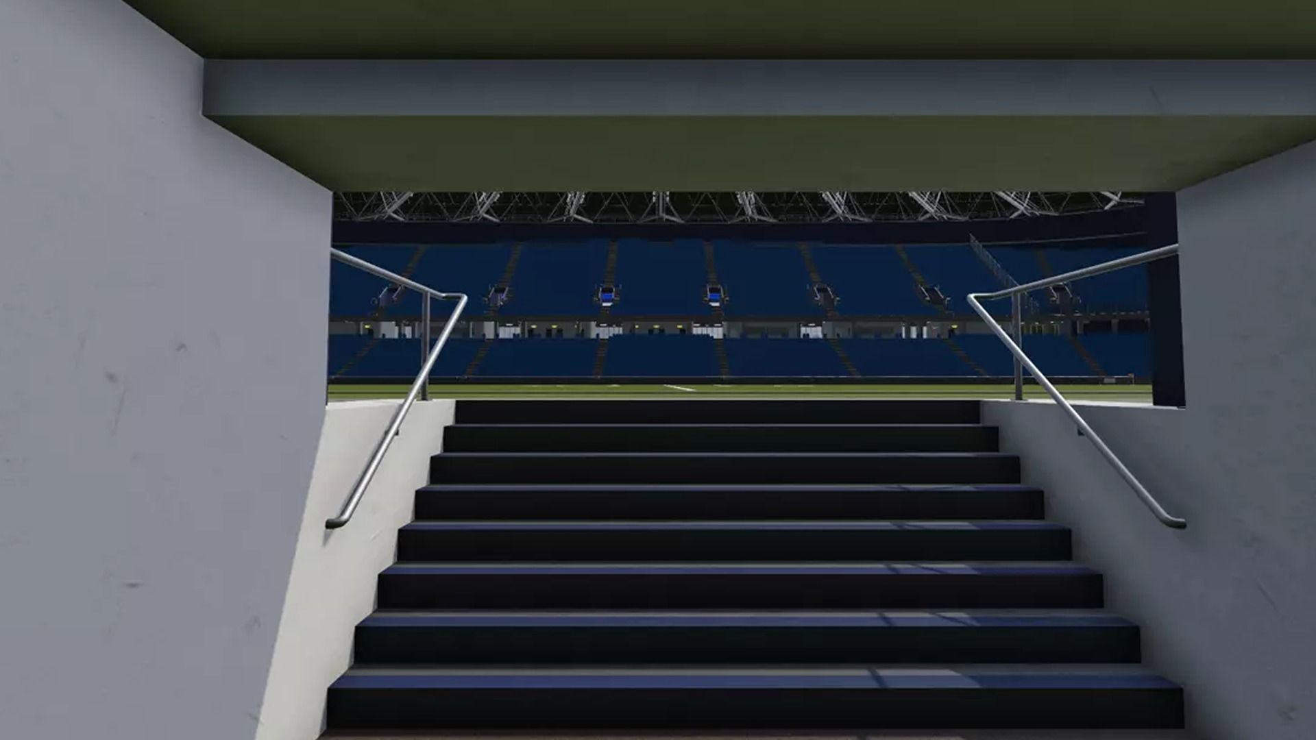Rugby Stadium Low-poly 3D model_7