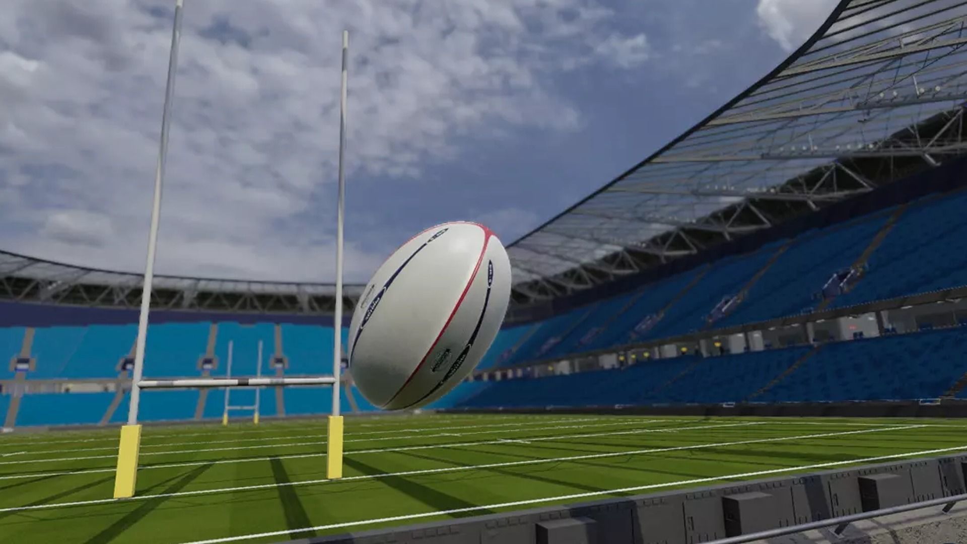 Rugby Stadium Low-poly 3D model_6
