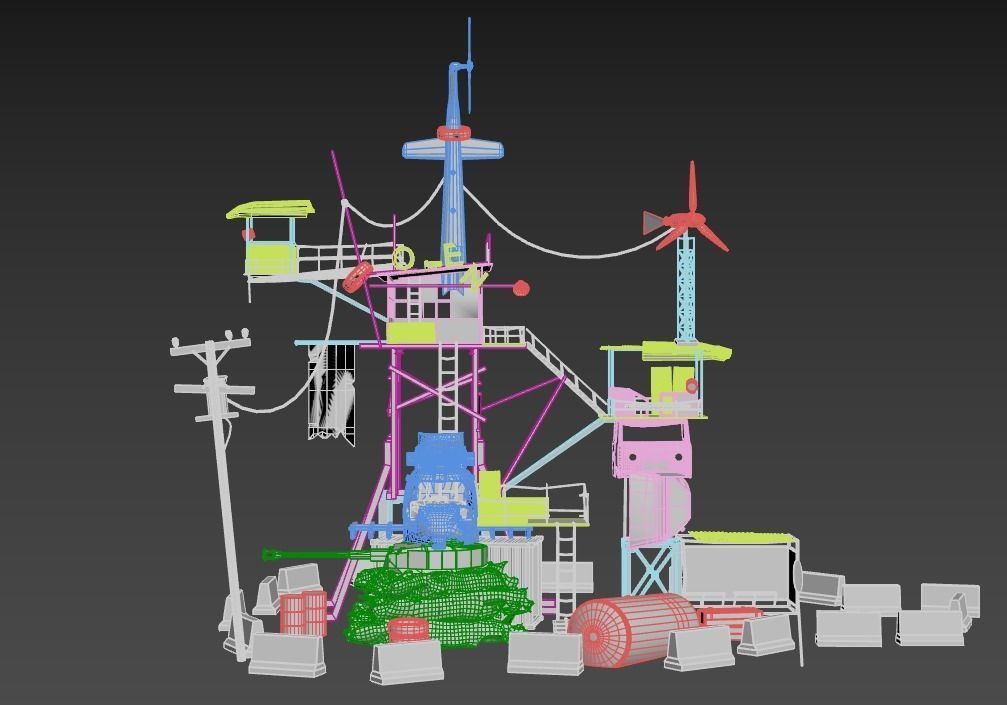 Post-Apocalyptic Outpost 3D model_12
